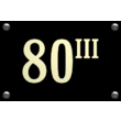 Hausnummernschild aus Emaille