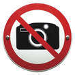 Verbotsschild Emaille - Fotografieren verboten