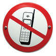 Verbotsschild Emaille - Verbotene Telefongespräche
